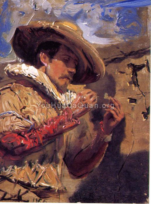 正在钉蝴蝶的人 - 萨尔瓦多·达利